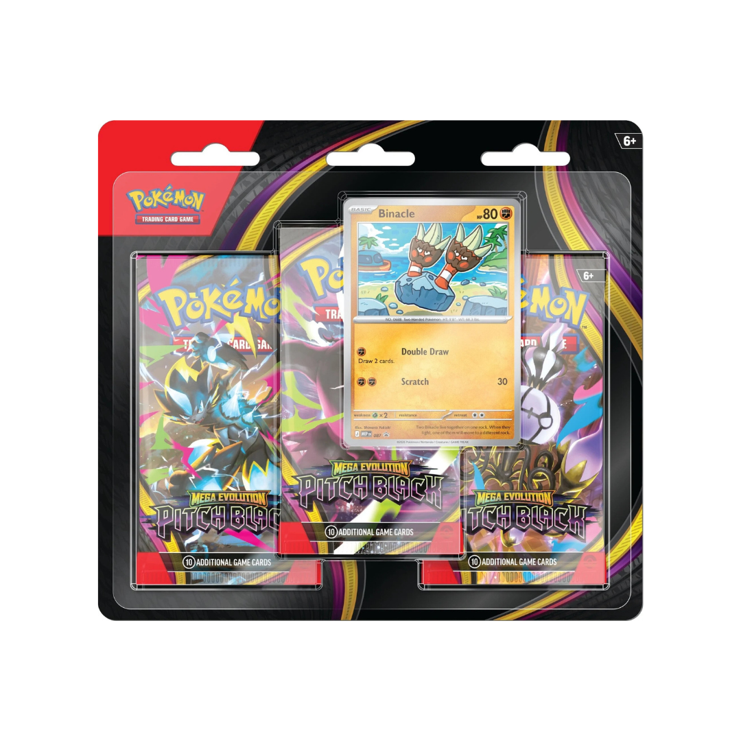 [PRÉ-ENCOMENDA] Pitch Black 3-pack Blister - Binacle