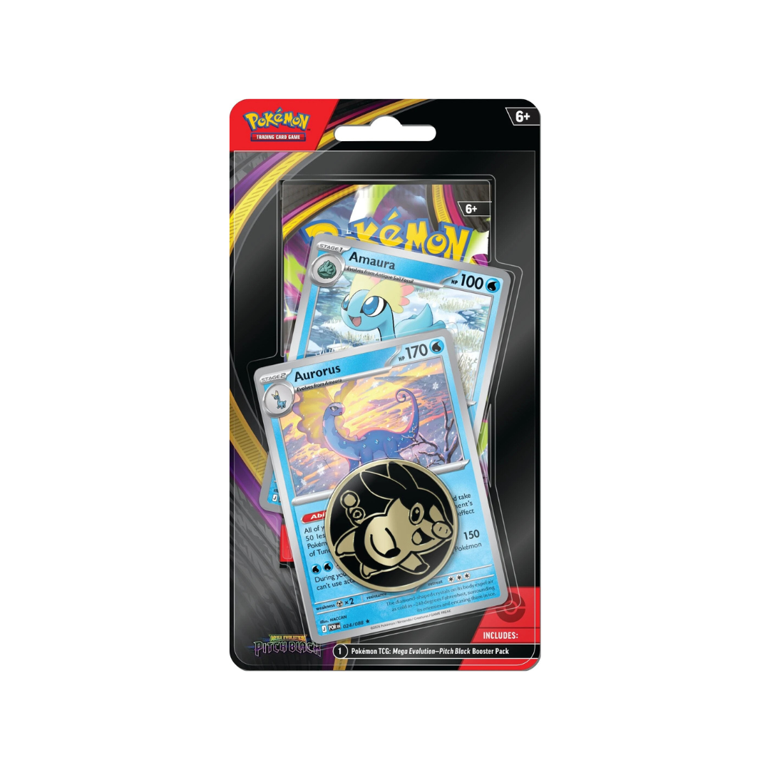 [PRÉ-ENCOMENDA] Pitch Black Checklane Blister - Aurorus