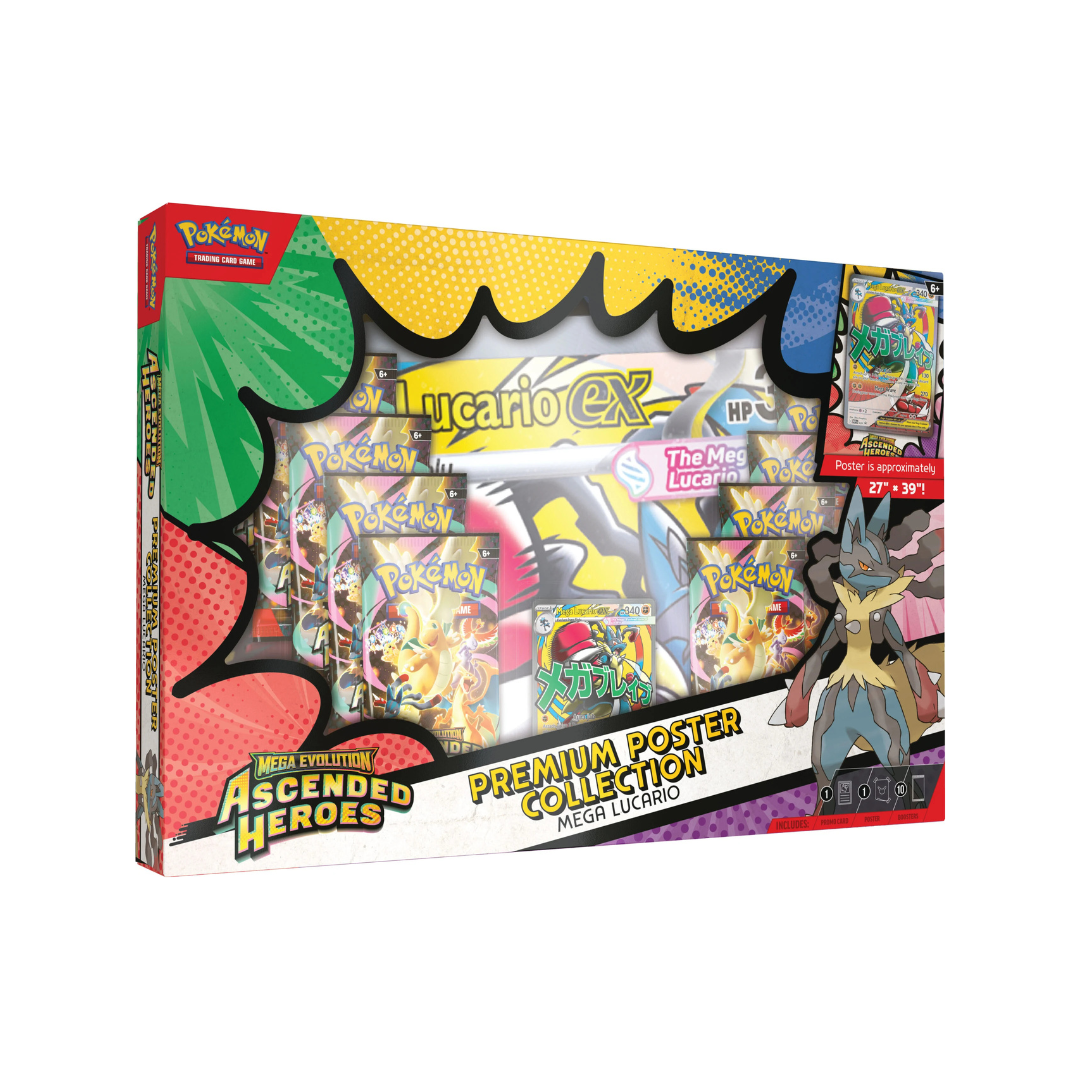 Ascended Heroes Premium Poster Collection - Mega Lucario