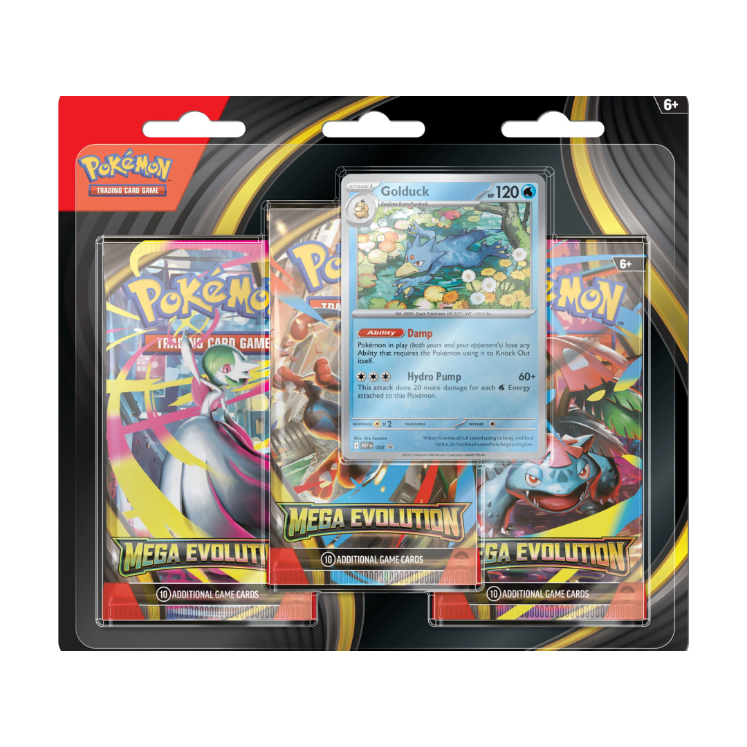 Mega Evolution 3-Pack Blister - Golduck