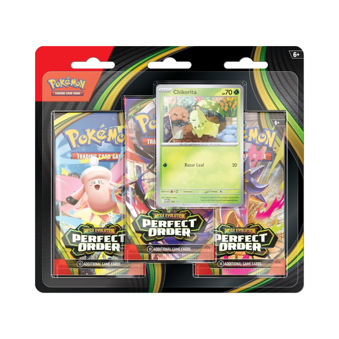 Perfect Order 3-pack Blister - Chikorita