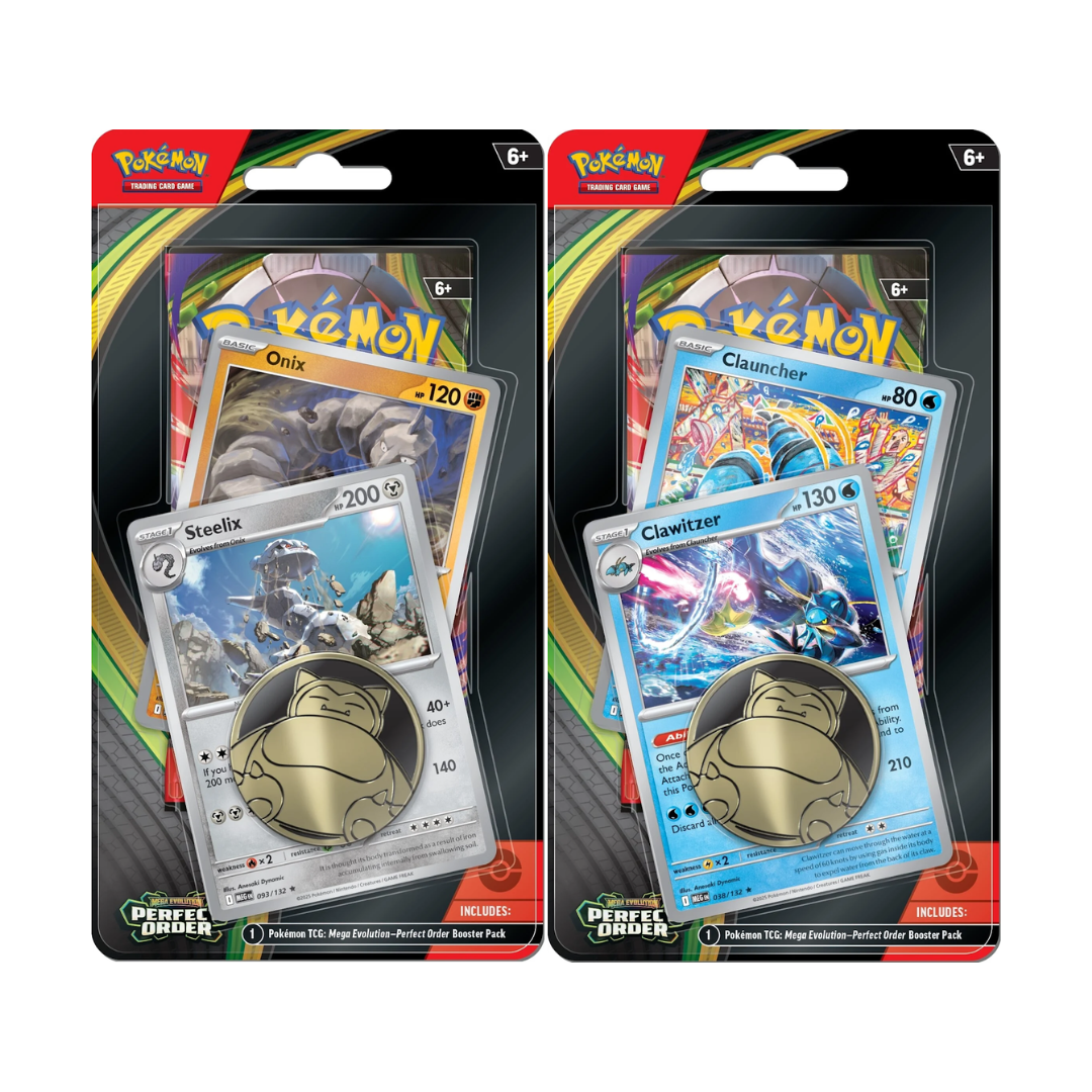 Perfect Order Premium Checklane Blister - Steelix & Clawitzer